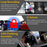 Car DVR Camera 1080P Night Dash Cam 170 Degree Wide Angle USB Video Recorder Camera Auto Dashcam Two Styles Wifi ADAS