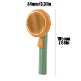 Cat Brush Comb Pet Pumpkin Comb for Dogs Cats Dog Hair Remover Brush Pet Hair Shedding Self Cleaning Comb Pet Grooming Tools